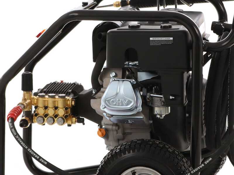Benzin Hochdruckreiniger GeoTec Pro PWP 17/275 ZW mit Benzinmotor Loncin 420 ccm