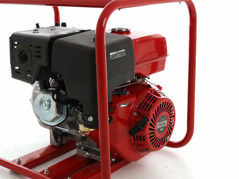 Selbstansaugende Benzin Motorpumpe GeoTech LHP80, Anschl&uuml;sse 80 mm - 3&quot; - selbstansaugend - 13 PS