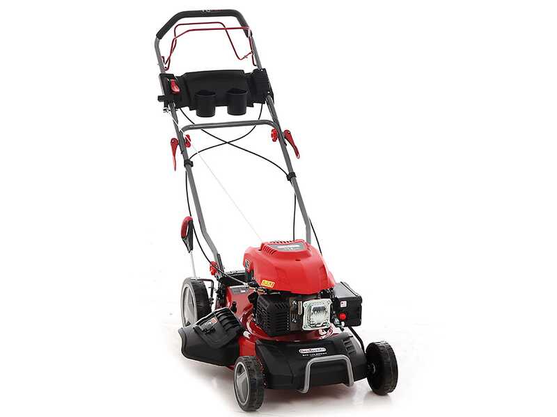 Benzin Rasenm&auml;her mit Radantrieb GeoTech Pro S46-175 BMSGW - 173cc - 4in1