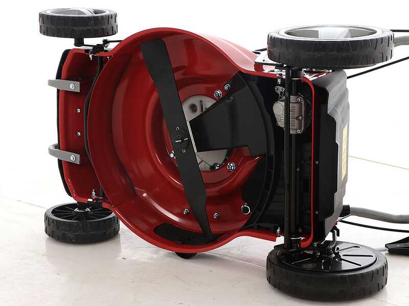 Benzin Rasenm&auml;her mit Radantrieb GeoTech Pro S46-175 BMSGW - 173cc - 4in1