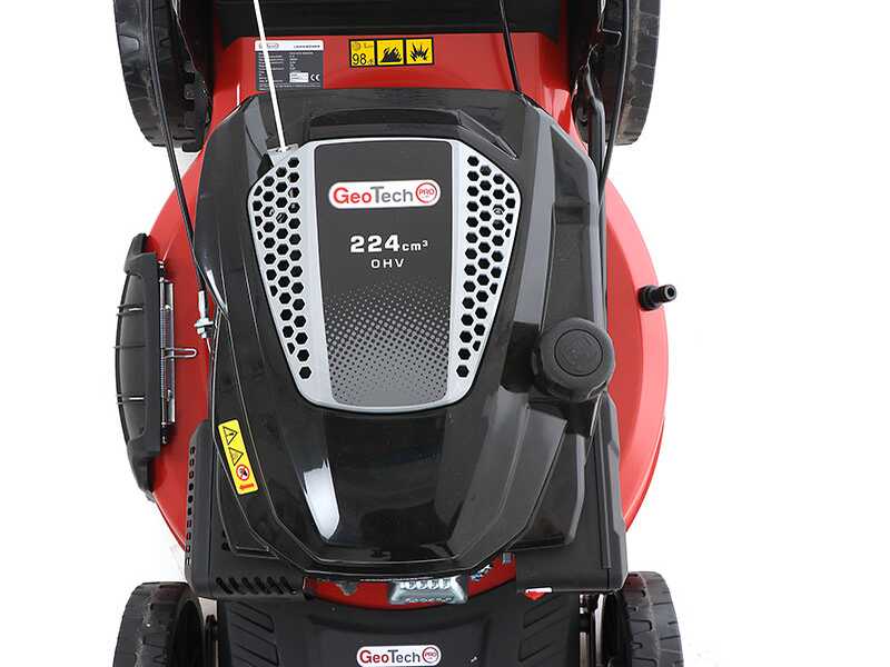Rasenm&auml;her mit Radantrieb GeoTech Pro S53-225 BMSGW - 224ccm - 4in1 - mit Messer 53cm