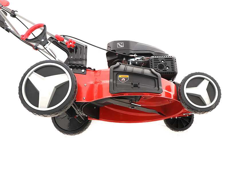 Rasenm&auml;her mit Radantrieb GeoTech Pro S53-225 BMSGW - 224ccm - 4in1 - mit Messer 53cm