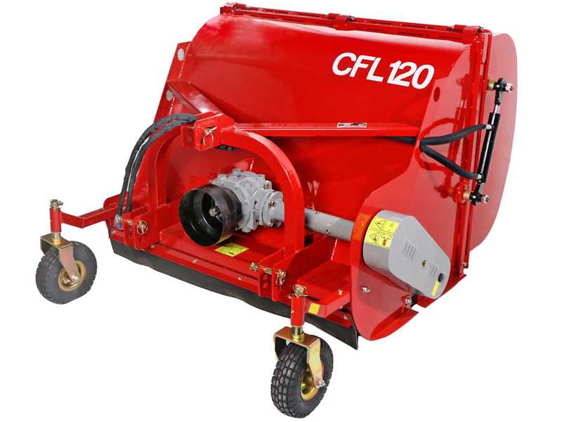 Mulcher f&uuml;r Traktor mit Fangsack GeoTech Pro CFL160 - Wiesenmulcher - Mittlere Reihe