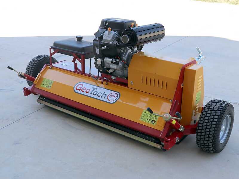 GeoTech Pro GTRB145 - Mulcher mit Benzinmotor f&uuml;r Quad - Loncin LC2V80FD
