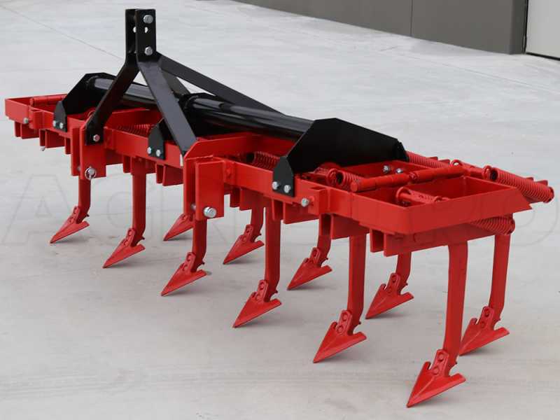 AgriEuro CMPR11/9 - Feder Grubber mit kippbaren verst&auml;rkten Zinken - Grubber