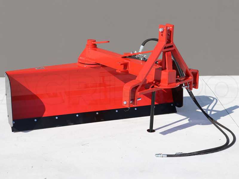 Hydraulisches Planierschild f&uuml;r Traktor AgriEuro LLP250 - Schwere Reihe - drehbare Anlaufscheibe und Schaufel