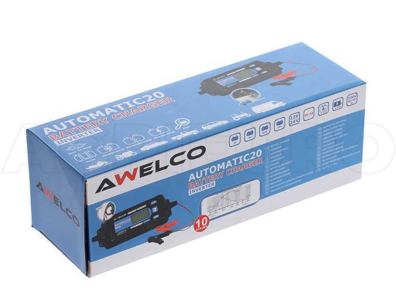 Awelco Automatic 20 - Automatisches Akkuladeger&auml;t/Erhaltungsladeger&auml;t - 12V / 24V - Akkus bis zu 120A