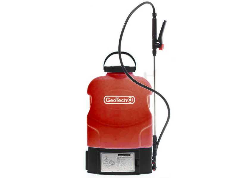 Batteriebetriebene R&uuml;ckenspritze GeoTech BS185-Lithium - elektrisch - 18 lt