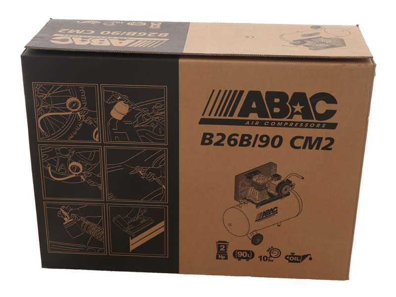 ABAC mod. B26/90 CM2 - Kompressor mit Riemenantrieb - 90 l - Druckluft