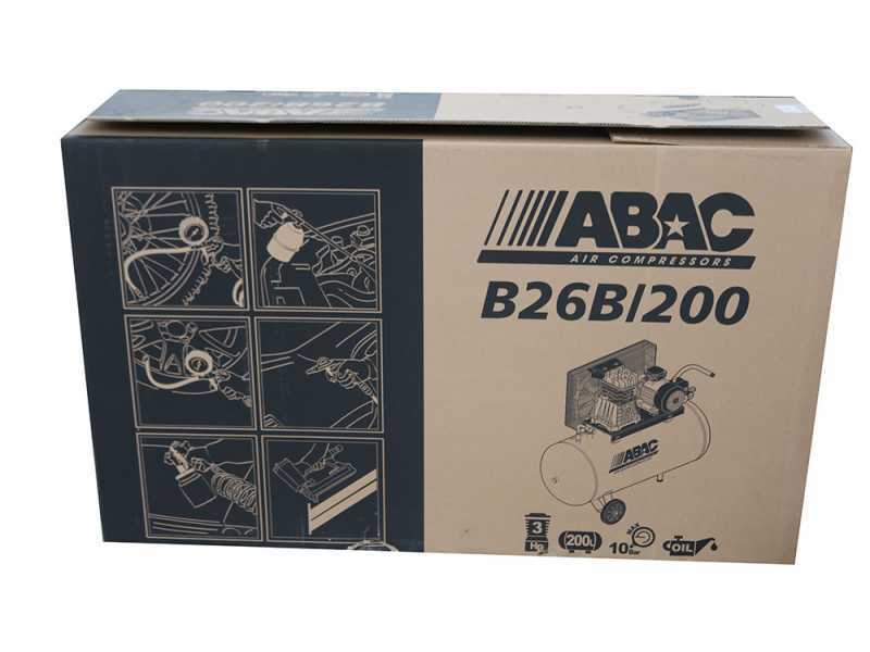 ABAC mod. B26B/200 CM3 - Kompressor Riemenantrieb - 200 lt