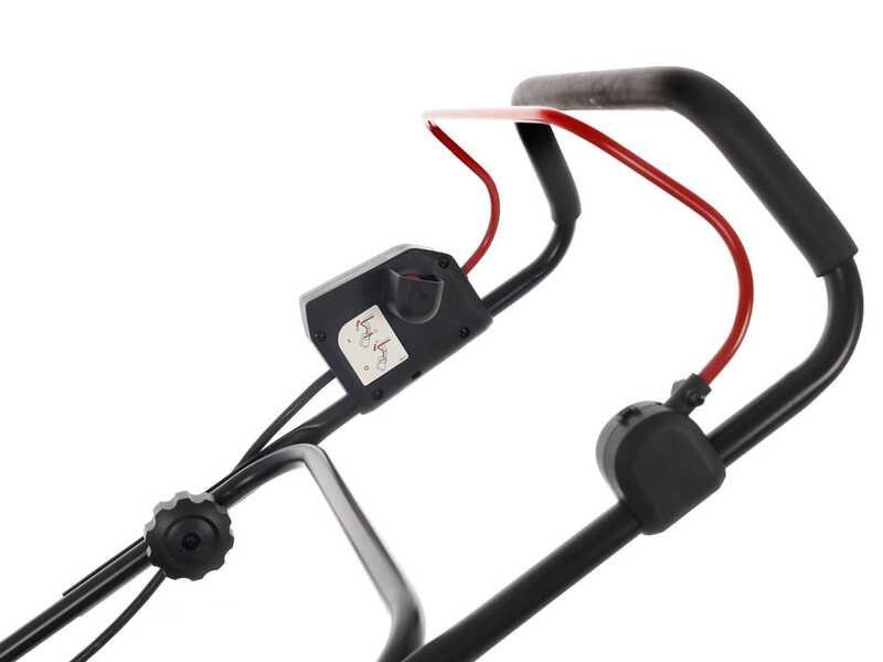 Makita DLM432PT2 - Akku Rasenm&auml;her 2 X  5 Ah - Fangkorb - cm 43