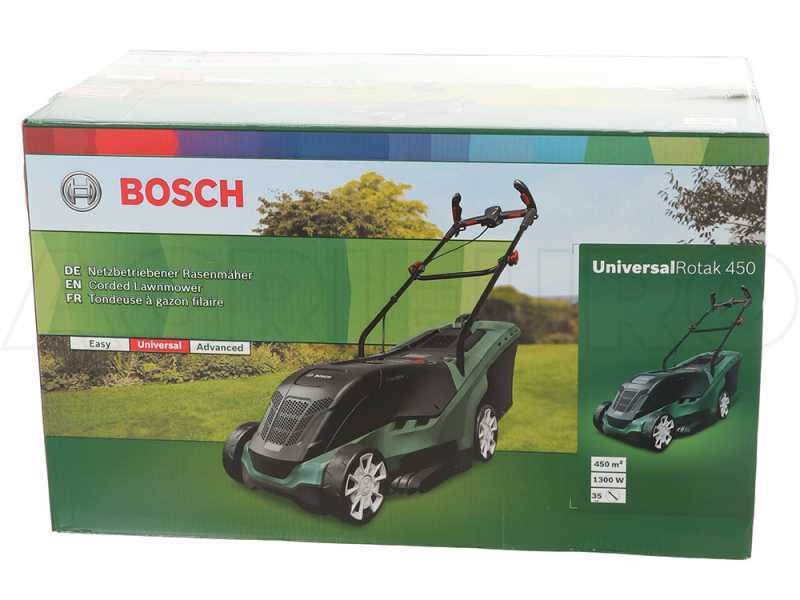 Bosch UniversalRotak 450 - Elektrischer Rasenm&auml;her - 1300W - Schnittbreite 35 cm
