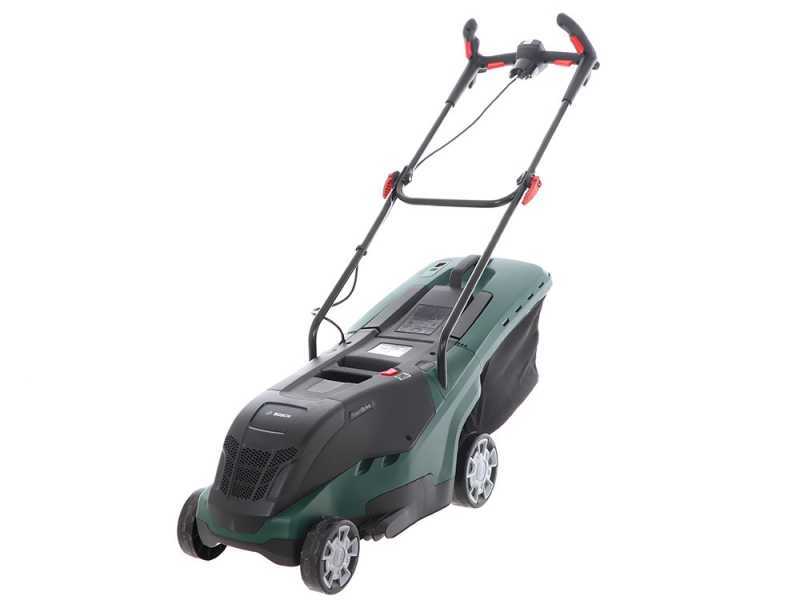 Elektrischer Rasenm&auml;her 1300W BOSCH UniversalRotak 450 - mit Messer 35 - Fangsack 40 l