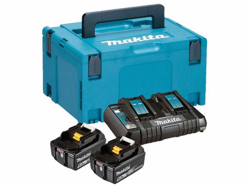 Akku Kettens&auml;ge Makita DUC252 - 2 Akkus 5Ah 18V und Akkuladeger&auml;t im Lieferumfang