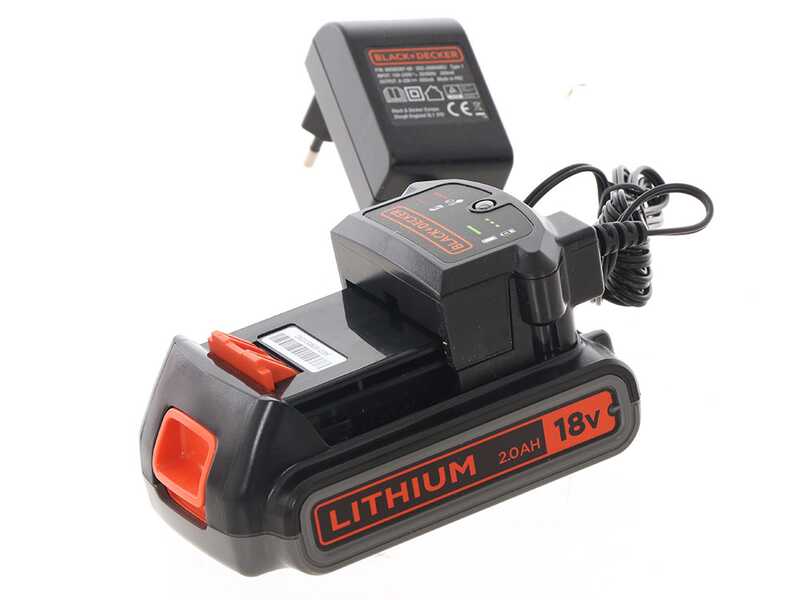 Axial Laubbl&auml;ser BCBL200L-QW Black &amp; Decker - Lithium-Batterie 18V 2Ah + Gratis 18-V-Akku 2 Ah