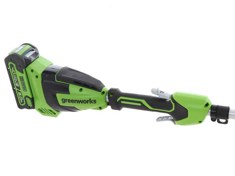 Akku-Astkettens&auml;ge Greenworks G40PSF 40V - mit Schultergurt und Teleskopschaft - AKKU UND LADEGER&Auml;T NICHT IM LIEFERUMFANG ENTHALTEN