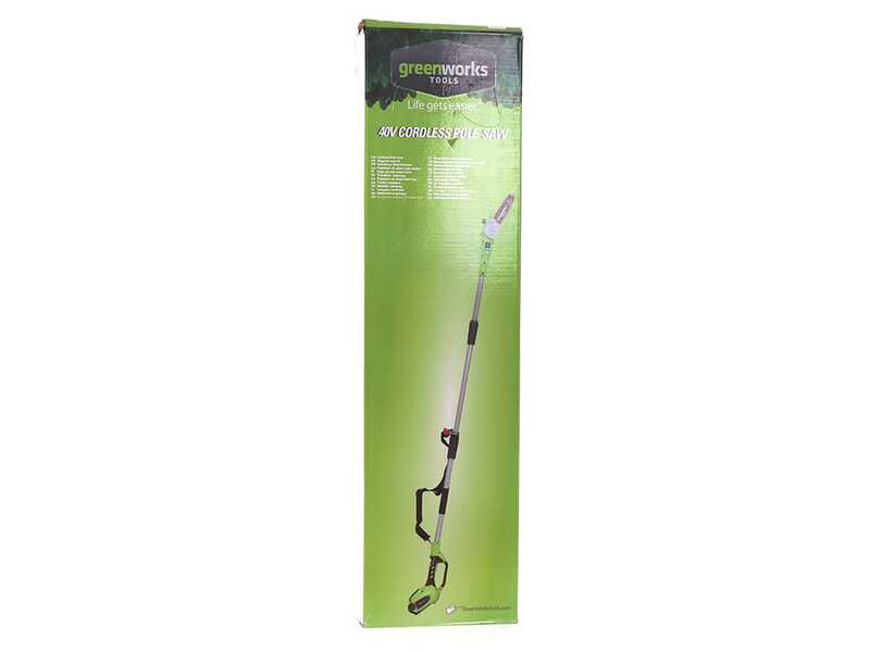 Greenworks G40PSF 40V - Akku-Astkettens&auml;ge  mit Schultergurt und Teleskopschaft - OHNE AKKU UND LADEGER&Auml;T