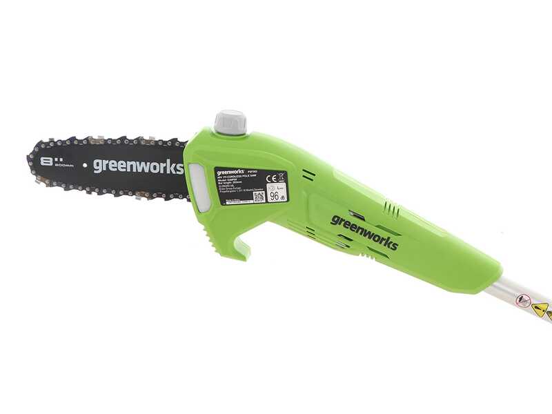 Greenworks G40PSF 40V - Akku-Astkettens&auml;ge  mit Schultergurt und Teleskopschaft - OHNE AKKU UND LADEGER&Auml;T