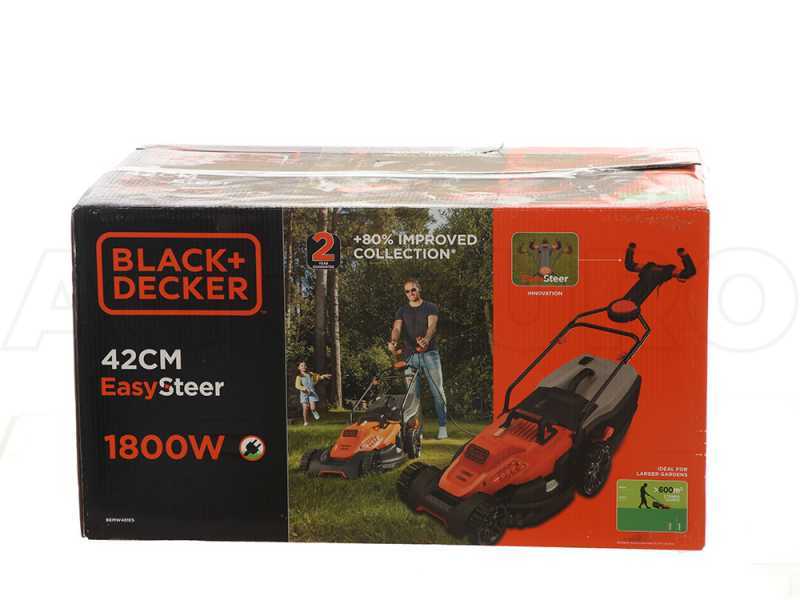 Black &amp; Decker BEMW481ES-QS - Elektro Rasenm&auml;her - 1800 W - Schnittbreite 42 cm