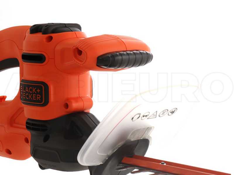Elektro Heckenschere Black &amp; Decker BEHTS201-QS - Heckenschere 420 W mit Schwert 45 cm