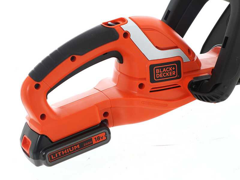 Heckenschere mit Akku Black &amp; Decker GTC1845L20-QW 18V - Akku 2 Ah + Gratis 18-V-Akku 2 Ah - Schwert 45 cm