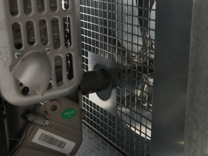 Serie Turbo - Benzin-Abbeermaschine f&uuml;r Oliven - Verbrennungsmotor 3 PS - Vorfilterungsgitter inklusive
