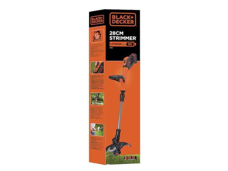 Black &amp; Decker STC1820EPC-QW - Kantenschneider  - Motorsense mit Lithium-Batterie 18V / 2Ah