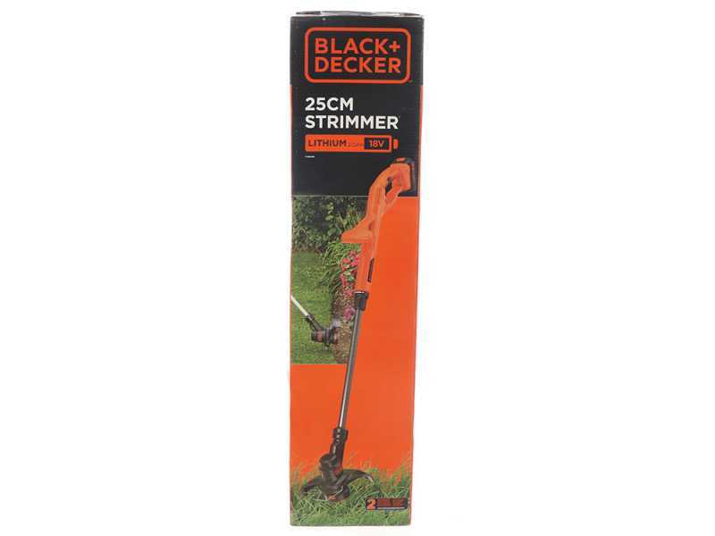 Black &amp; Decker ST182320-QW - Rasentrimmer - Motorsense mit Lithium-Batterie 18V / 2Ah