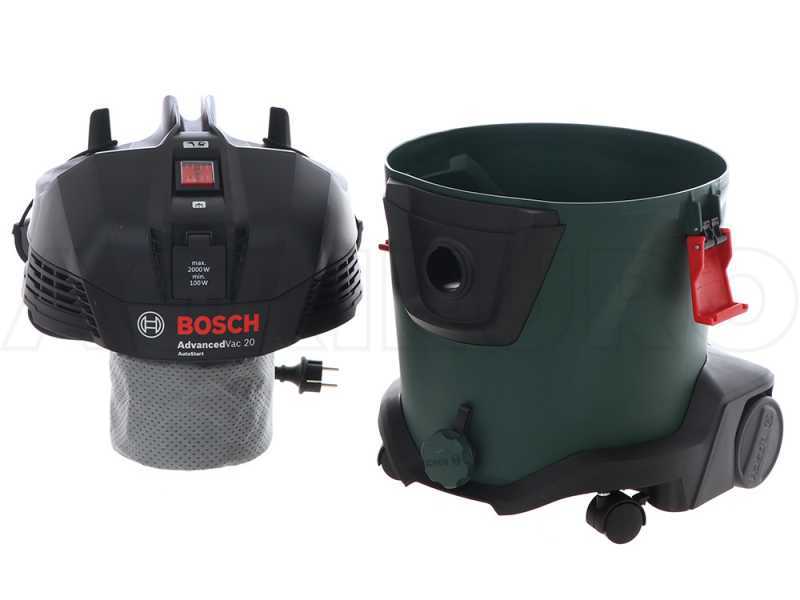 Industriestaubsauger BOSCH AdvancedVac 20 - 1200 W - multifunktionell - Aufbewahrungsfach
