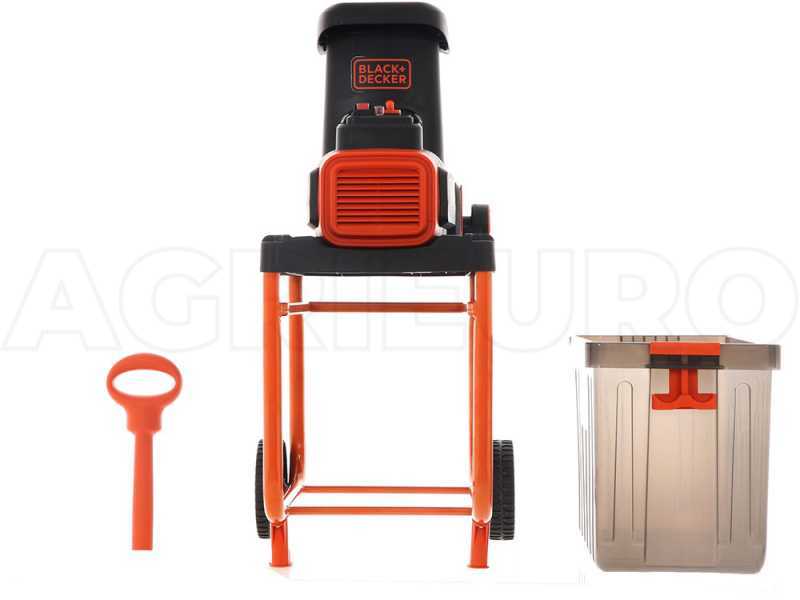 Black &amp; Decker BEGAS5800-QS - Elektro Gartenh&auml;cksler  - 2800W - Walze mit Fangkorb