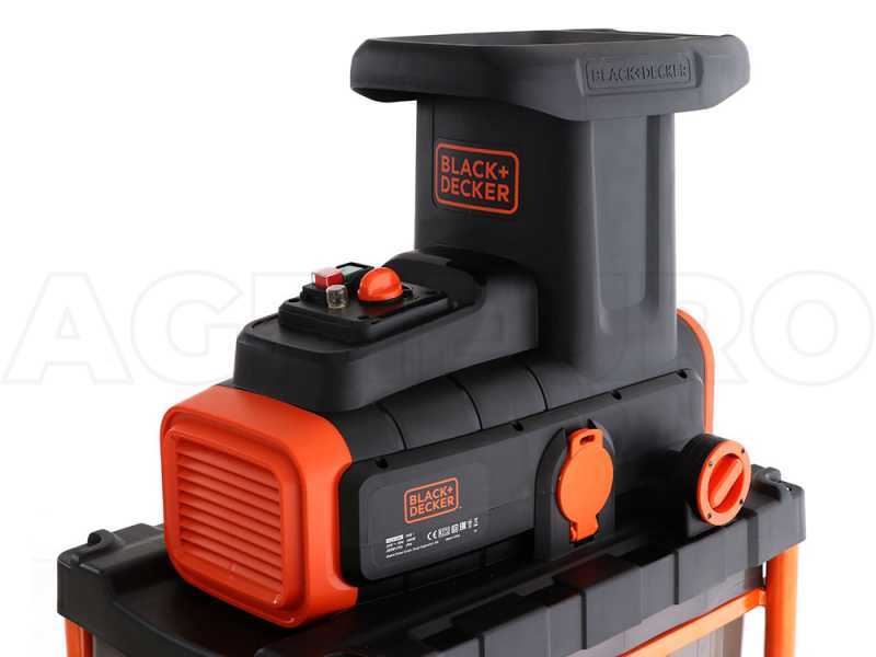 Black &amp; Decker BEGAS5800-QS - Elektro Gartenh&auml;cksler  - 2800W - Walze mit Fangkorb