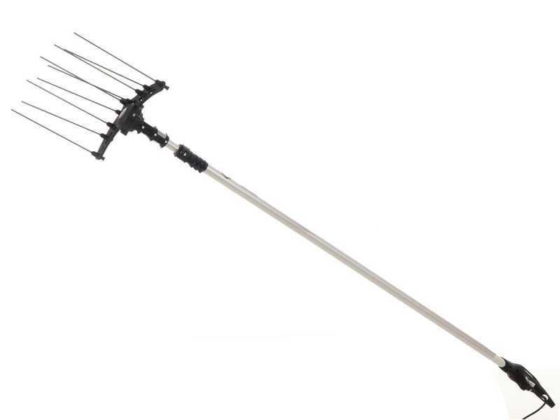 HERCULES 58V - 185/270 cm mit Schaft aus Aluminium - Batteriebetriebener elektrischer Olivenr&uuml;ttler