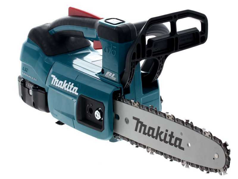 Batteriebetriebene Elektro Kettens&auml;ge Makita DUC254 -  Akku 3Ah 18V und Akkuladeger&auml;t