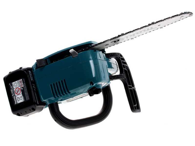 Batteriebetriebene Elektro Kettens&auml;ge Makita DUC254 -  Akku 3Ah 18V und Akkuladeger&auml;t