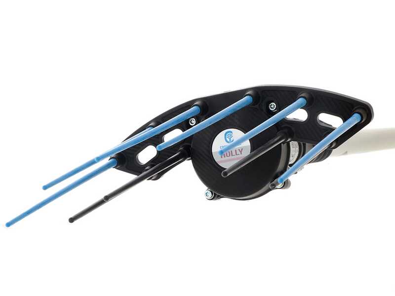 Batteriebetriebener elektrischer Olivenr&uuml;ttler Campagnola Nuovo Holly 58V 150-220 cm - Schaft aus Aluminium
