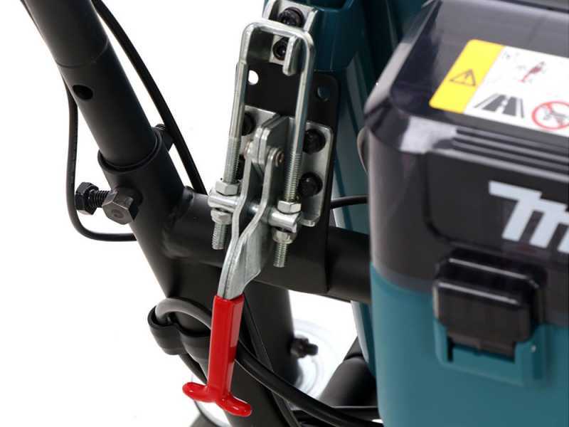 Makita DCU180 - Batteriebetriebene Motorschubkarre auf R&auml;dern - mit Rohrrahmen - Akku 5Ah/18V(2x18v)