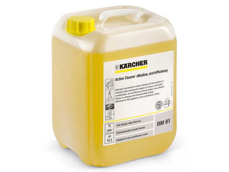 Aktivreiniger f&uuml;r Fahrzeuge, alkalisch RM 81 ASF eco!efficiency - f&uuml;r Hochdruckreiniger K&auml;rcher