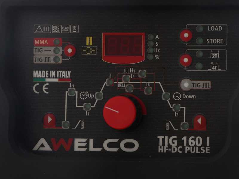 Inverter Schwei&szlig;ger&auml;t Awelco TIG 160 I HF DC PULSE - TIG DC - MMA 5 - 160A - Tig pulsiert