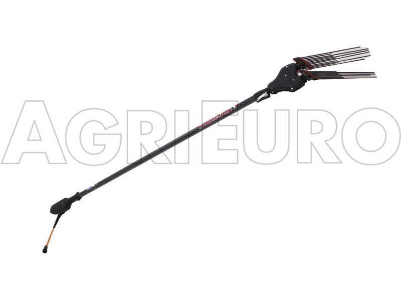 Akku Olivenr&uuml;ttler Castellari Tornado Carbon L V3 230/330 - Teleskopschaft aus Kohlenstoff