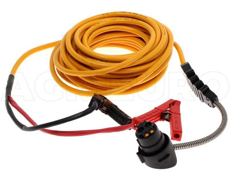 Elektrischer batteriebetriebener teleskopischer Olivenr&uuml;ttler Oliviero Flex Basic, Schaft aus Aluminium - 190/280 cm