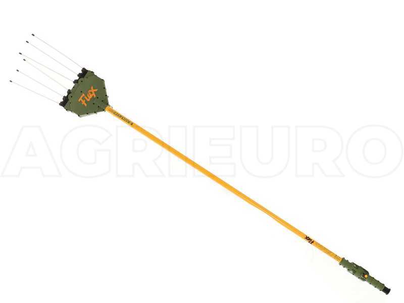 Elektrischer batteriebetriebener Olivenr&uuml;ttler Oliviero Flex Basic, Schaft aus Aluminium - 240 cm
