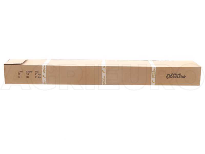Elektrischer batteriebetriebener Olivenr&uuml;ttler Oliviero Flex Basic, Schaft aus Aluminium - 240 cm