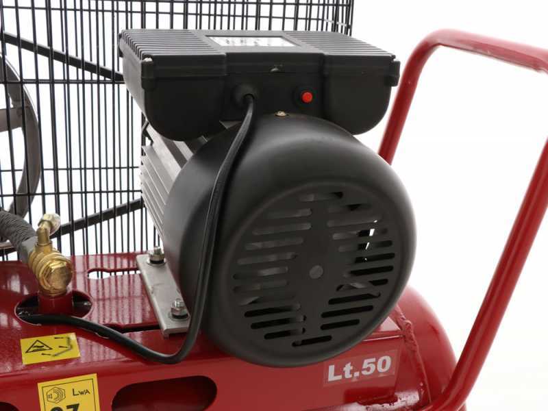 GeoTech-Pro BACP50-8-2 - Elektrischer Kompressor mit Riemenantrieb - Motor 2 PS - 50 l - Leistung 8 bar