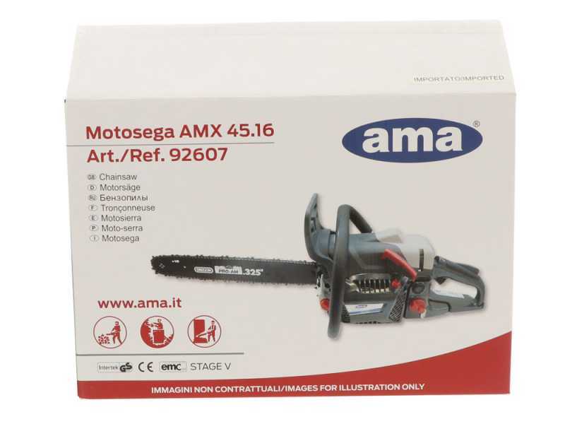 Kettens&auml;ge f&uuml;r das Beschneiden AMA AMX 45.16 - Schwert OREGON 40 cm - 2-Takt Motor