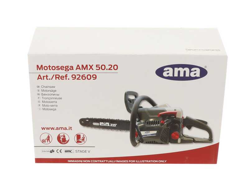 Kettens&auml;ge f&uuml;r das Beschneiden AMA AMX 50.20 - Schwert OREGON 50 cm - 50 ccm