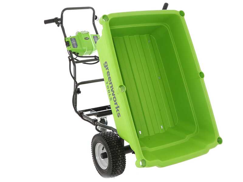 Greenworks G40GC Garden Cart 40V - Akku Schubkarre - Motorschubkarre - 1 Akku 4Ah/40V