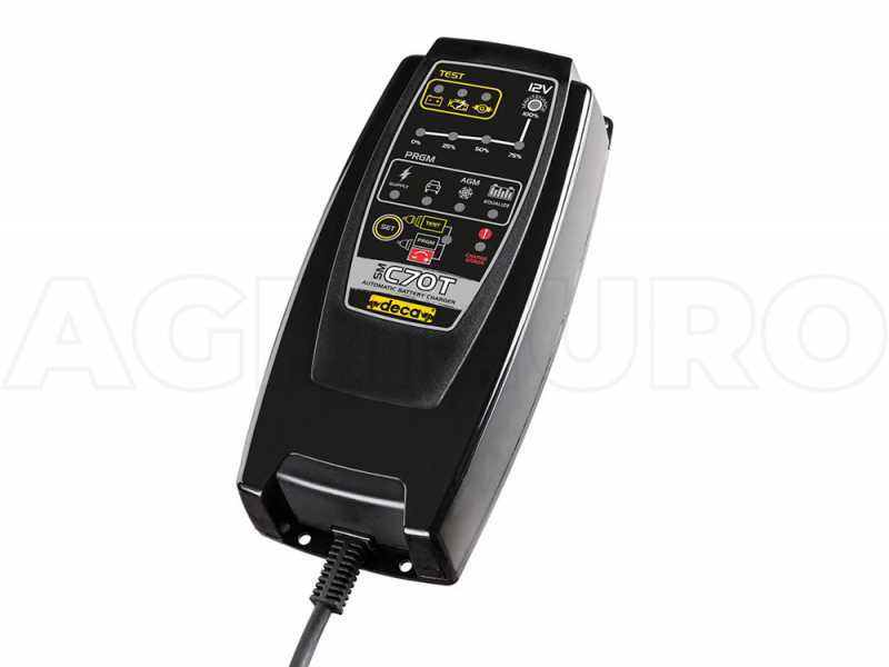 Automatisches Aufladeger&auml;t und Erhaltungsladeger&auml;t DECA SM C70T  - f&uuml;r Batterien bis 150 Ah