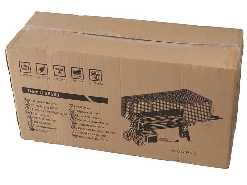 Blue Bird LS 65558 - Liegender Elektro-Holzspalter - 230V