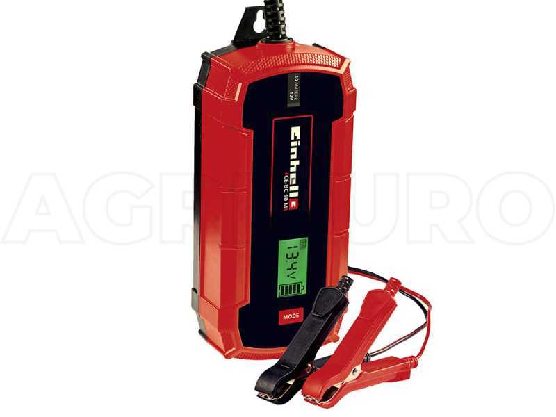 Einhell CE-BC 10 M - Automatisches Akkuladeger&auml;t - 12V - Batterien f&uuml;r Autos und Motorr&auml;der bis zu 200 A