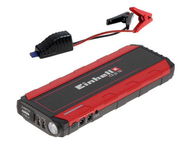 Einhell CE-JS 18 - Tragbarer Mehrzweck-Starter - Starter 12V - Power Bank